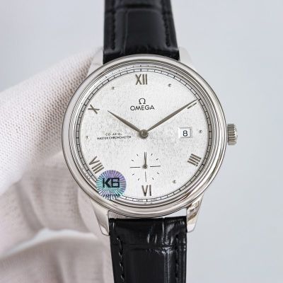 TW Factory Omega 41MM 8802 Movement Stainless Steel Silver Bezel Watch